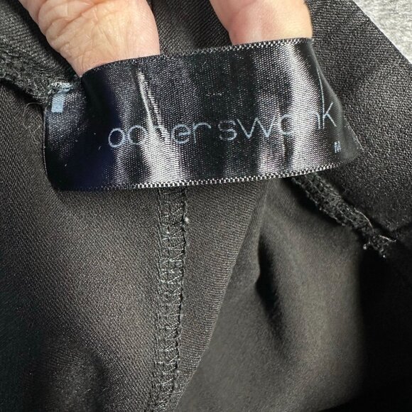 Oober Swank Womens Leggings Black Size Medium Ribbed Moto Excellent High Quality - Picture 4 of 10